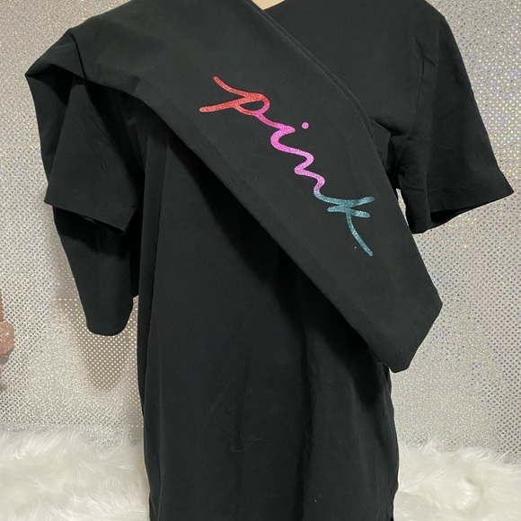 🌈 New Victoria Secret Rainbow Glitter Gradient Tee & Legging Set 🌈 Sold Out - Picture 15 of 16